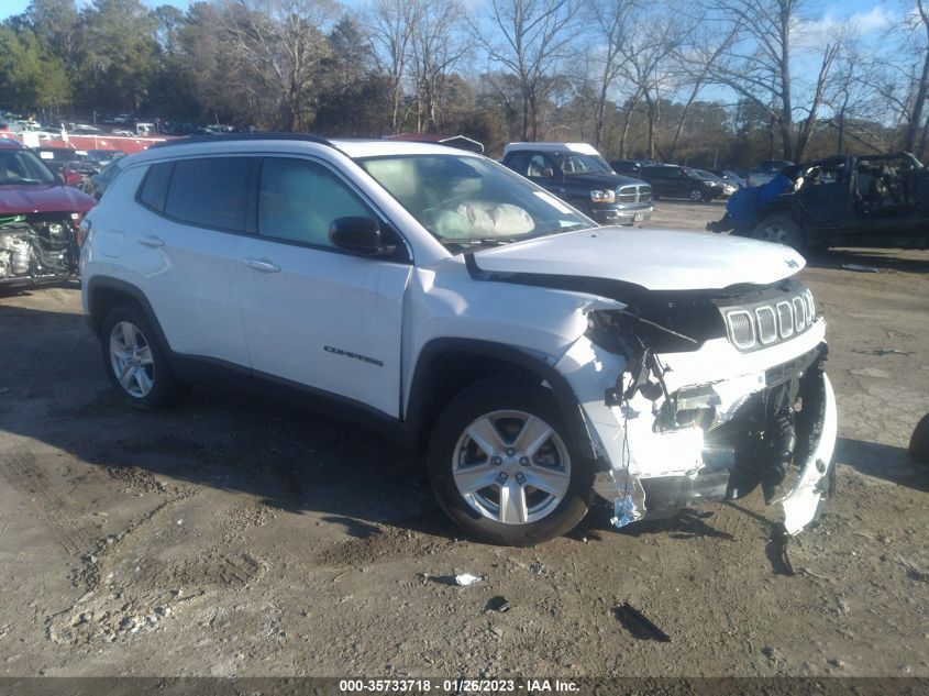 2022 JEEP COMPASS LATITUDE VIN: 3C4NJDBB5NT148387