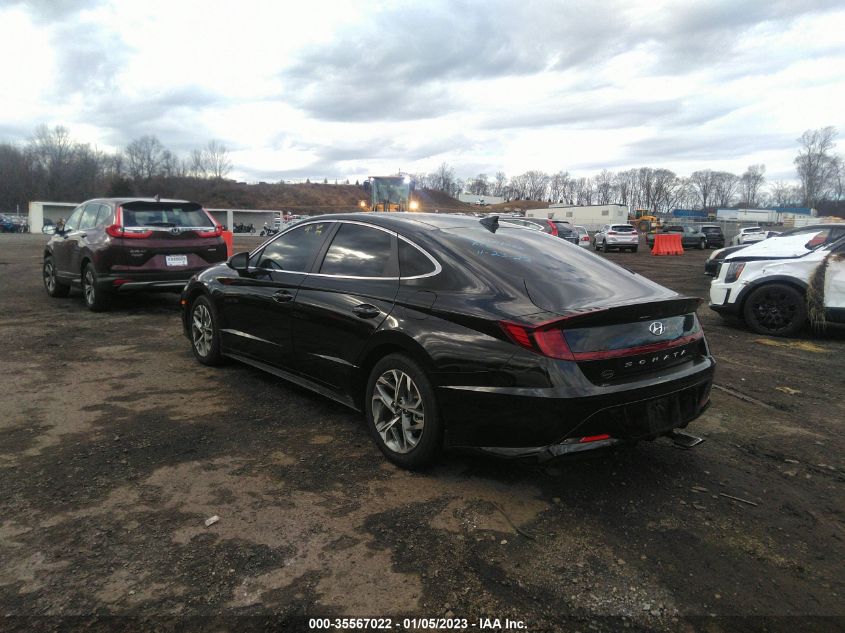 2022 HYUNDAI SONATA SEL VIN: KMHL14JAXNA221384