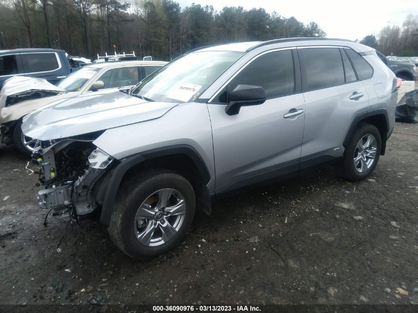 2022 TOYOTA RAV4 HYBRID LE VIN: JTMLWRFV8ND143295