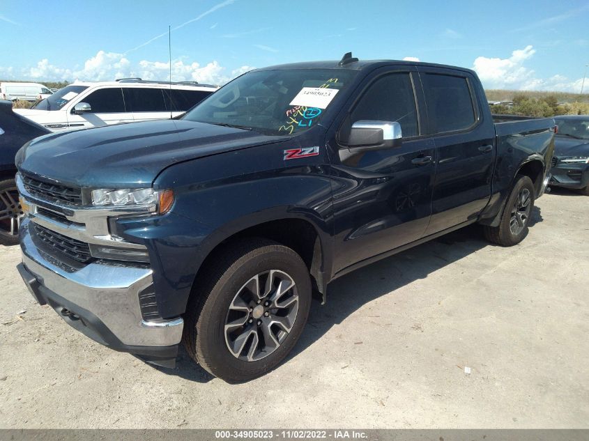 2021 CHEVROLET SILVERADO 1500 LT VIN: 3GCUYDED1MG265895