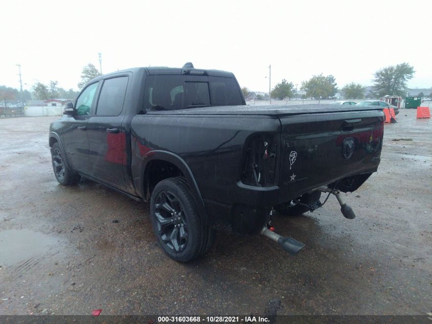 2021 RAM 1500 LIMITED VIN: 1C6SRFHT8MN550594