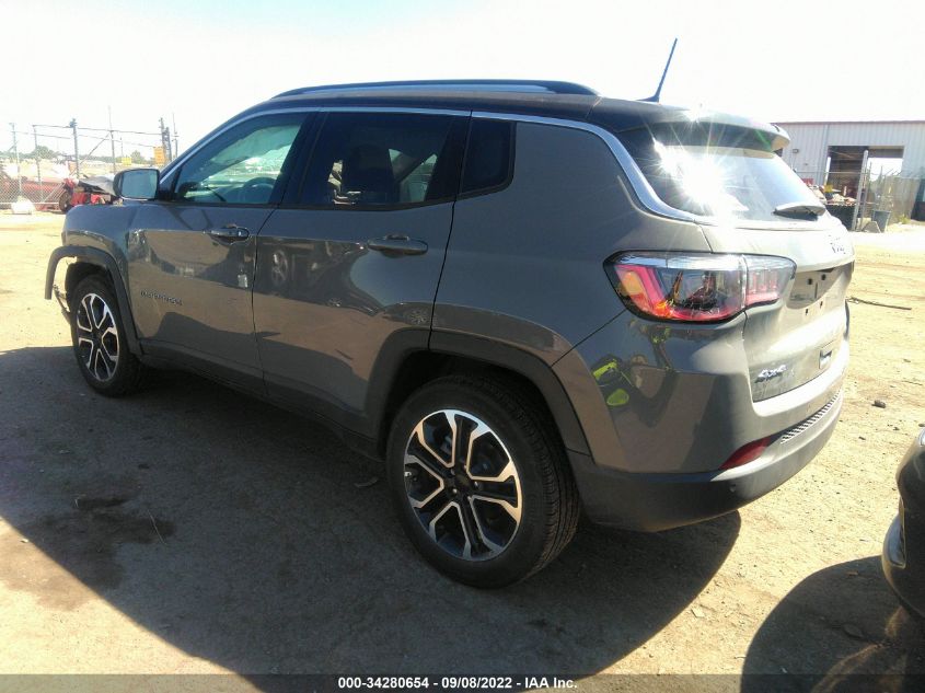 2022 JEEP COMPASS LIMITED VIN: 3C4NJDCB3NT102118