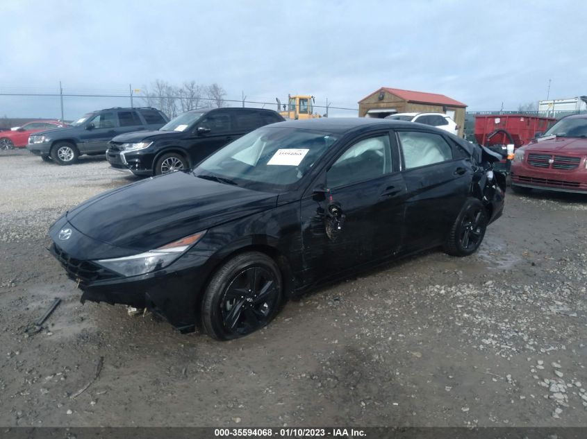 2021 HYUNDAI ELANTRA SEL VIN: 5NPLS4AG8MH019981