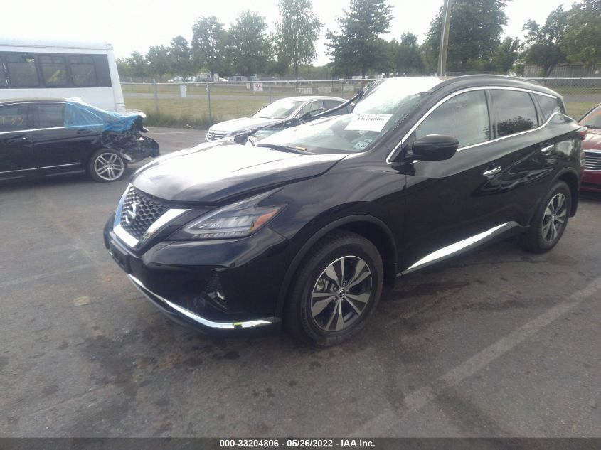 2022 NISSAN MURANO SV VIN: 5N1AZ2BS6NC122870