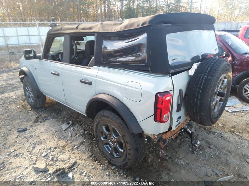 2021 FORD BRONCO BASE/BIG BEND VIN: 1FMDE5BH3MLA95396