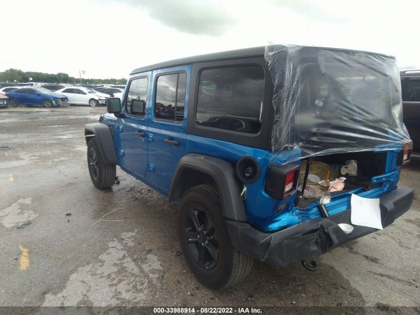 2021 JEEP WRANGLER UNLIMITED SPORT ALTITUDE VIN: 1C4HJXDN2MW856918