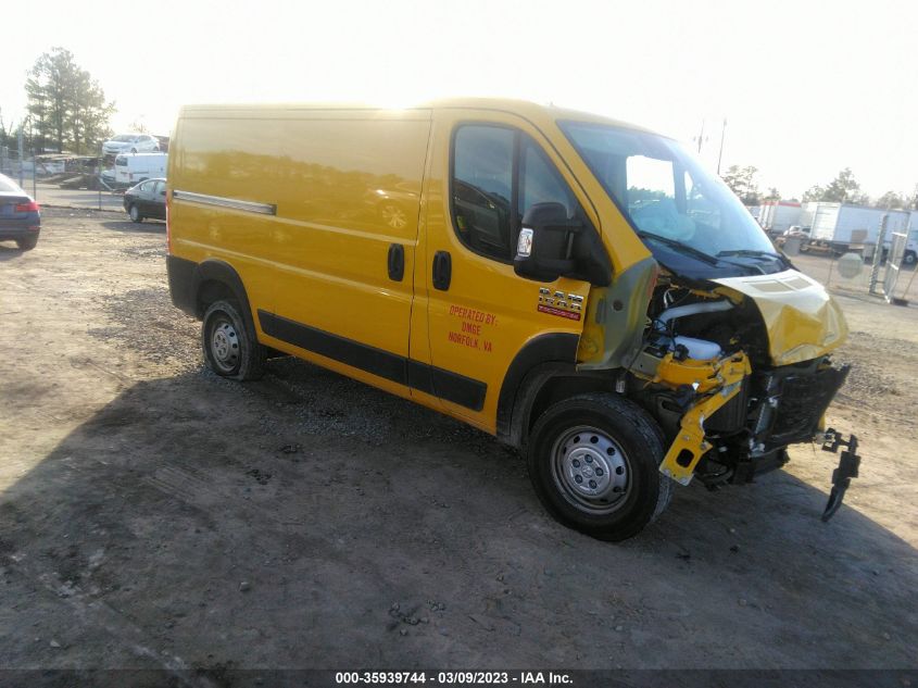 2022 RAM PROMASTER CARGO VAN VIN: 3C6LRVAG9NE109526