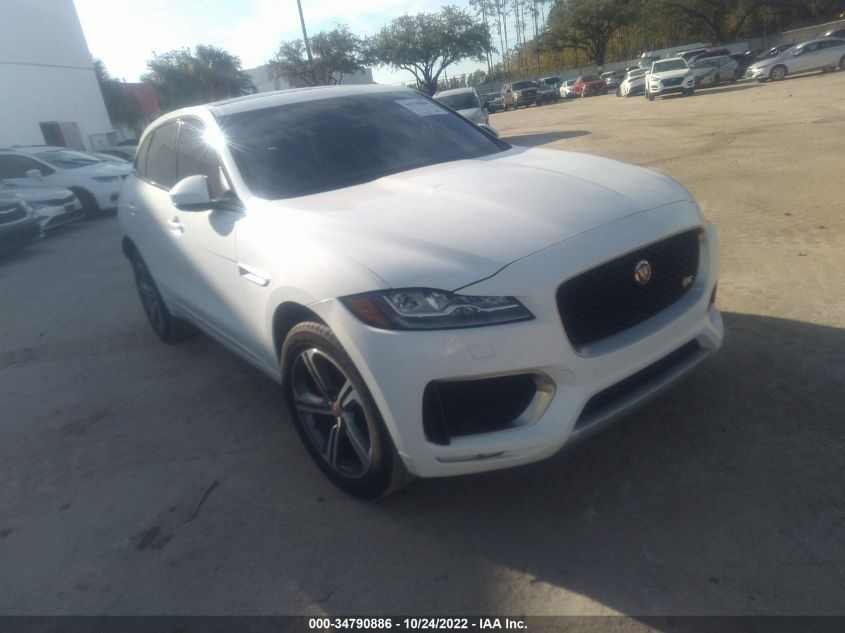 2020 JAGUAR F-PACE S VIN: SADCM2FVXLA641143