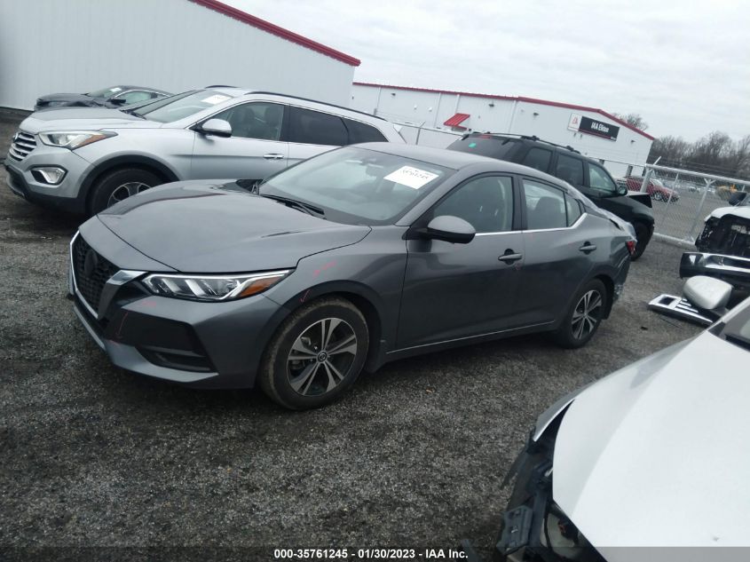 2022 NISSAN SENTRA SV VIN: 3N1AB8CV3NY210094