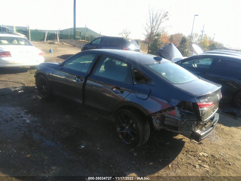 2022 HONDA CIVIC SEDAN SPORT VIN: 2HGFE2F56NH598576
