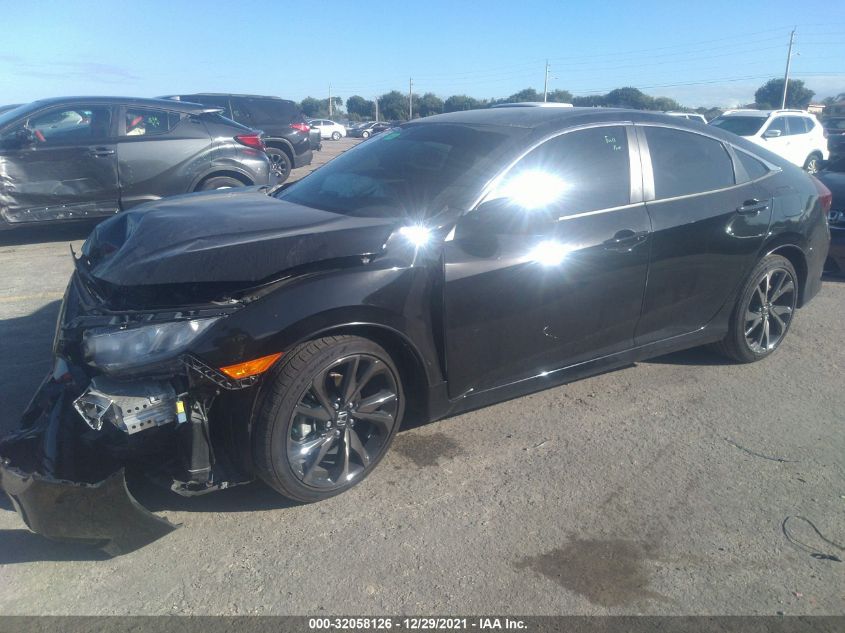 2021 HONDA CIVIC SEDAN SPORT VIN: 2HGFC2F81MH510483