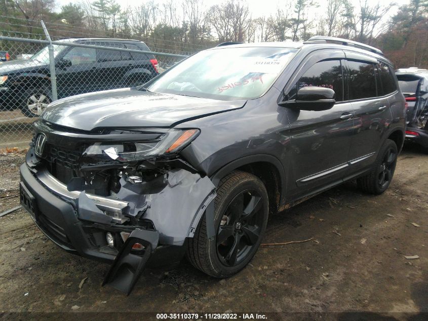 2021 HONDA PASSPORT ELITE VIN: 5FNYF8H03MB009187