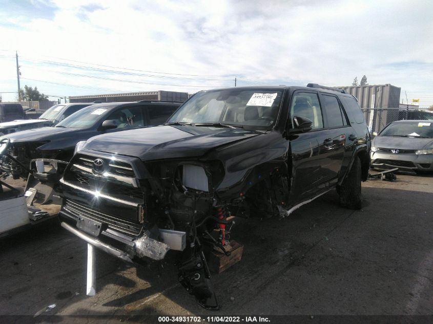 2021 TOYOTA 4RUNNER NIGHTSHADE VIN: JTEJU5JR8M5945589