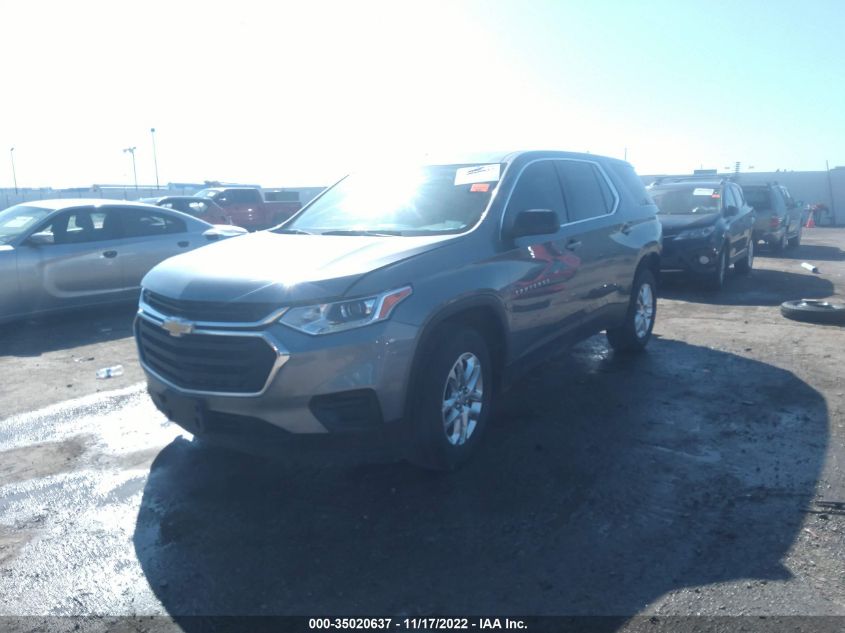 2021 CHEVROLET TRAVERSE LS VIN: 1GNERFKW7MJ184974