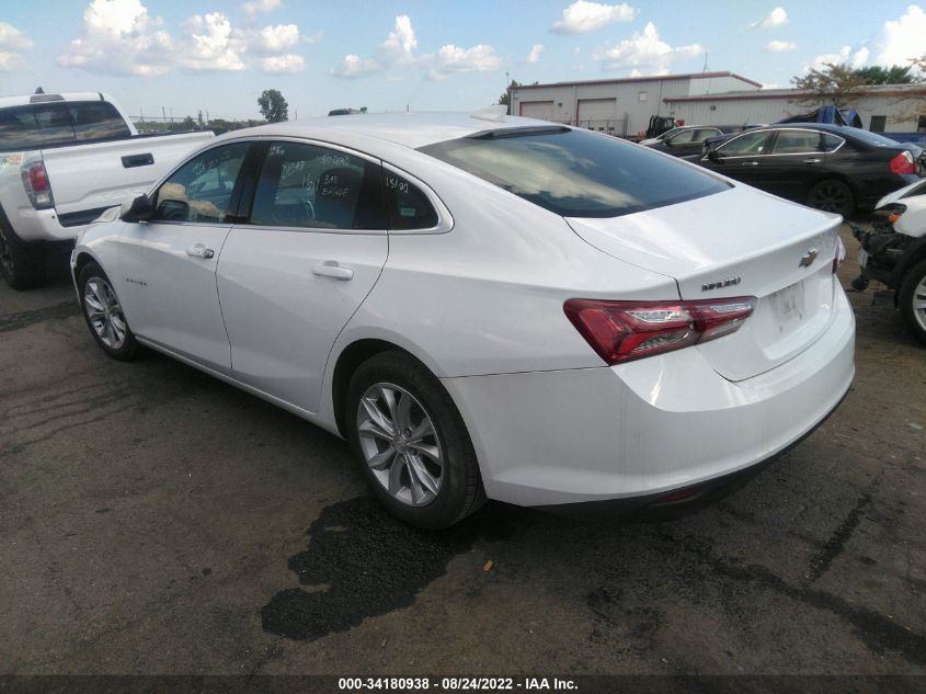 2021 CHEVROLET MALIBU LT VIN: 1G1ZD5ST9MF071287