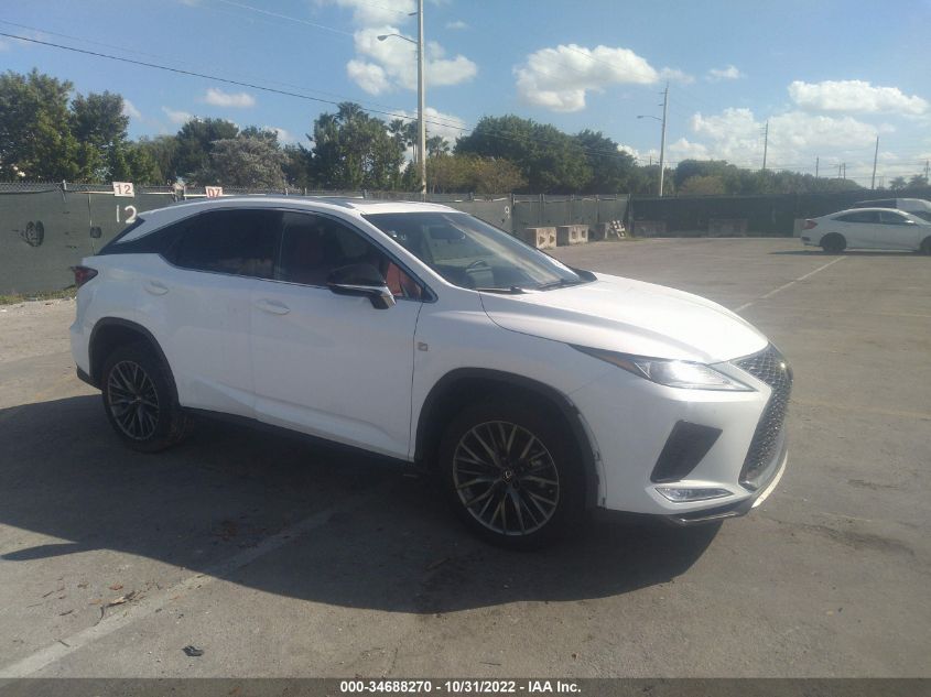 2022 LEXUS RX RX 350 F SPORT APPEARANCE VIN: 2T2SZMAA5NC234737