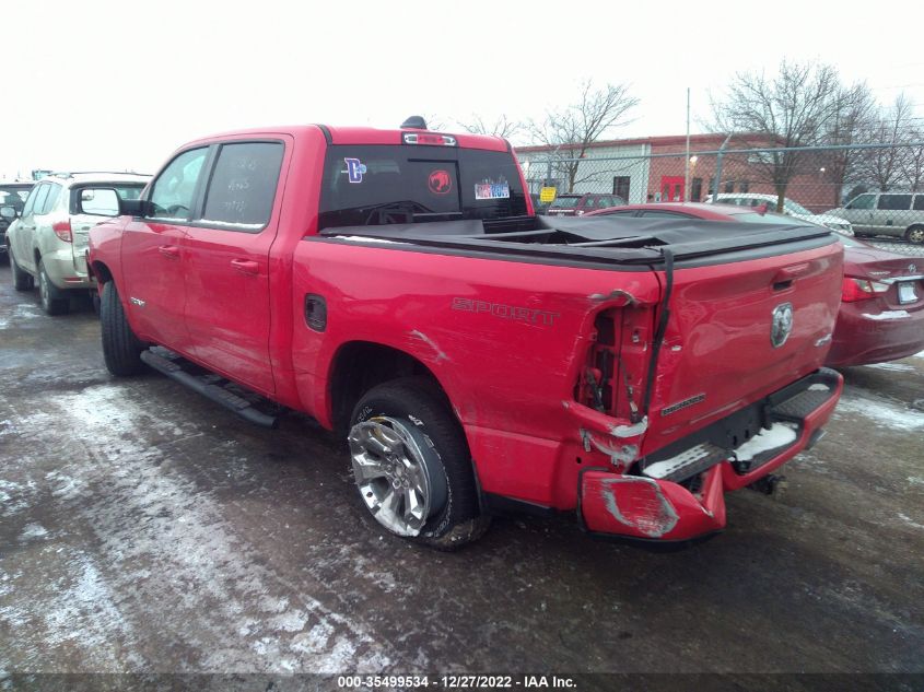 2021 RAM 1500 BIG HORN VIN: 1C6SRFFT5MN777731