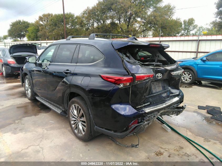 2021 TOYOTA HIGHLANDER PLATINUM VIN: 5TDFZRAH5MS068449