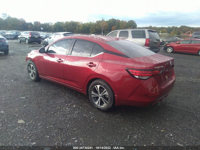 2022 NISSAN SENTRA SV VIN: 3N1AB8CV5NY290756