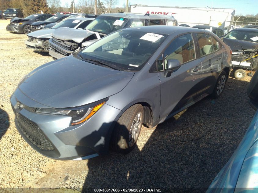 2022 TOYOTA COROLLA LE VIN: 5YFEPMAE3NP374635