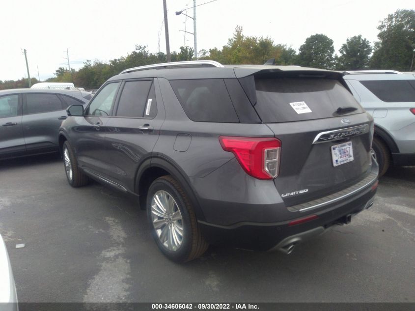 2022 FORD EXPLORER LIMITED VIN: 1FM5K8FW7NNA10962