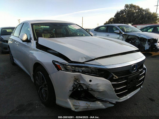 2022 HONDA ACCORD HYBRID EX-L VIN: 1HGCV3F5XNA021010
