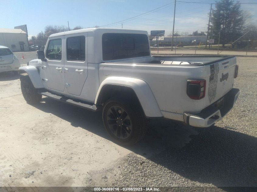 2022 JEEP GLADIATOR HIGH ALTITUDE VIN: 1C6HJTFG6NL135180