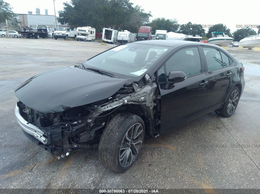 2020 TOYOTA COROLLA SE/NIGHTSHADE VIN: 5YFS4RCE6LP056771