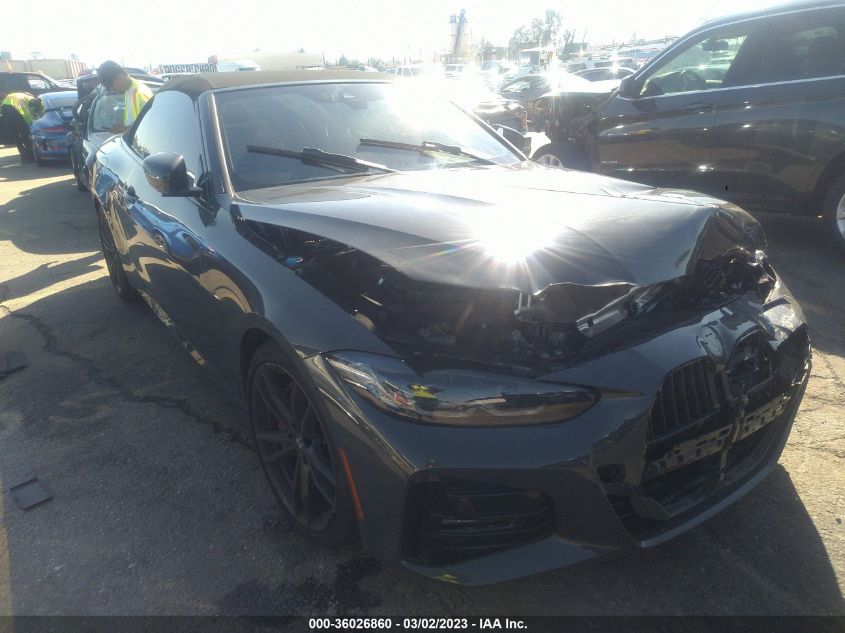 2022 BMW 4 SERIES 430I VIN: WBA23AT02NCJ41947