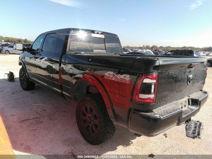 2021 RAM 2500 LIMITED VIN: 3C6UR5TL8MG580732