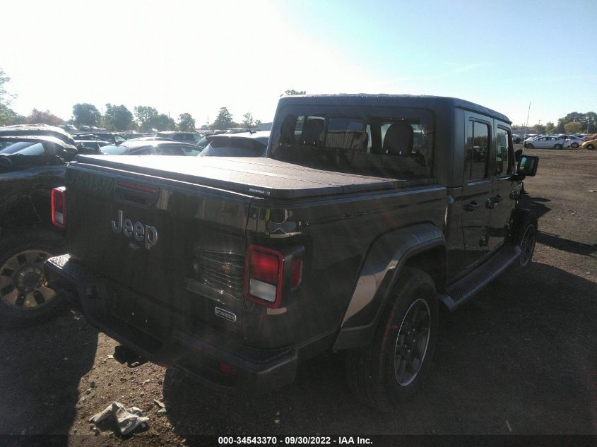 2022 JEEP GLADIATOR OVERLAND VIN: 1C6HJTFG8NL170321