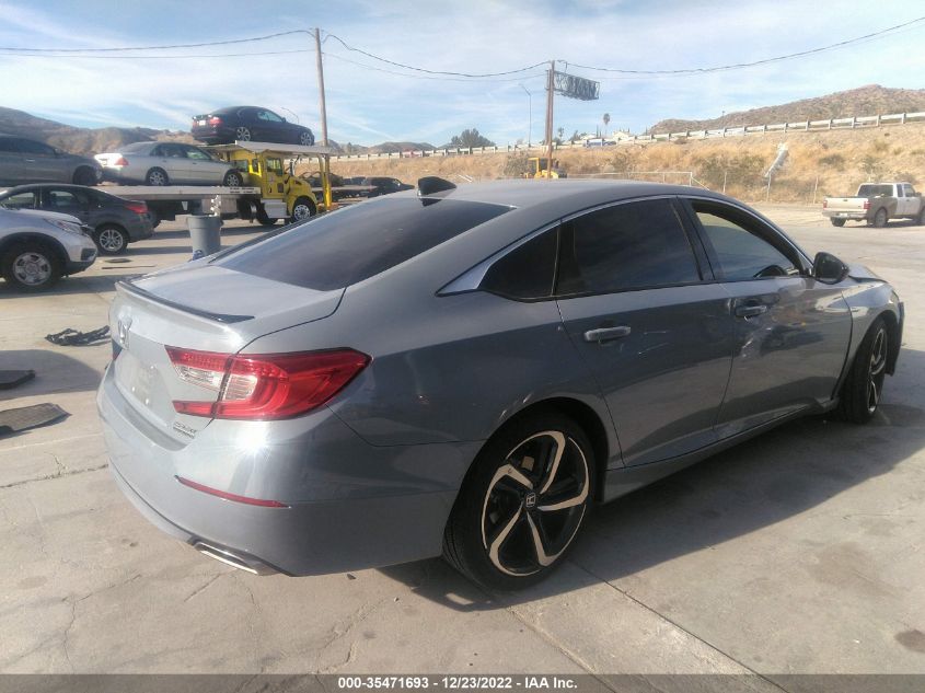 2022 HONDA ACCORD SEDAN SPORT SE VIN: 1HGCV1F40NA056358
