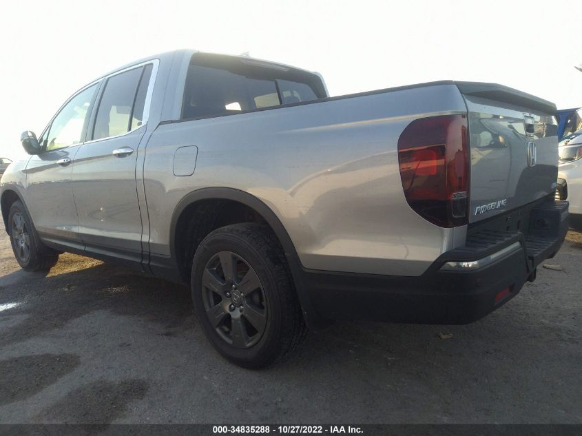 2020 HONDA RIDGELINE RTL-E VIN: 5FPYK3F74LB009770