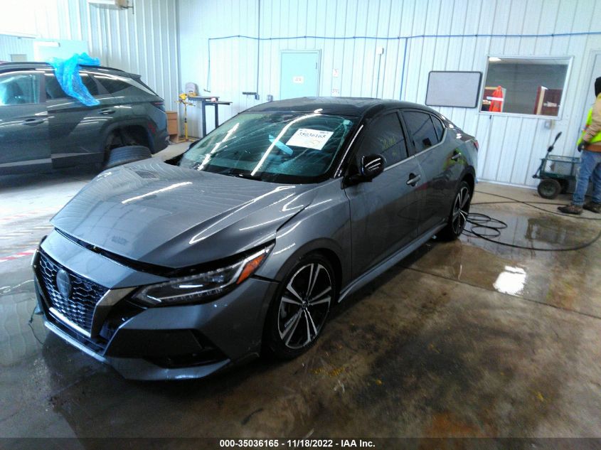 2021 NISSAN SENTRA SR VIN: 3N1AB8DV3MY328336
