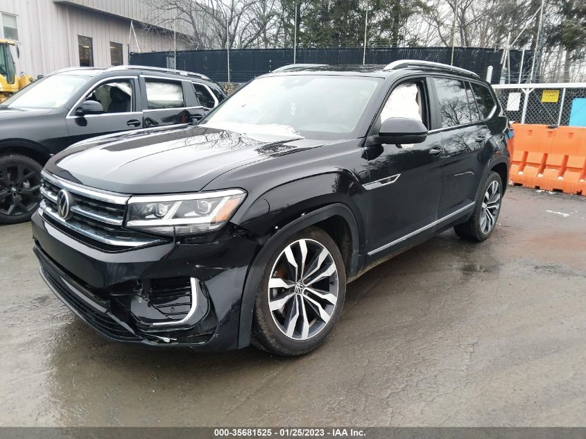2021 VOLKSWAGEN ATLAS 3.6L V6 SEL R-LINE VIN: 1V2SR2CA8MC596489