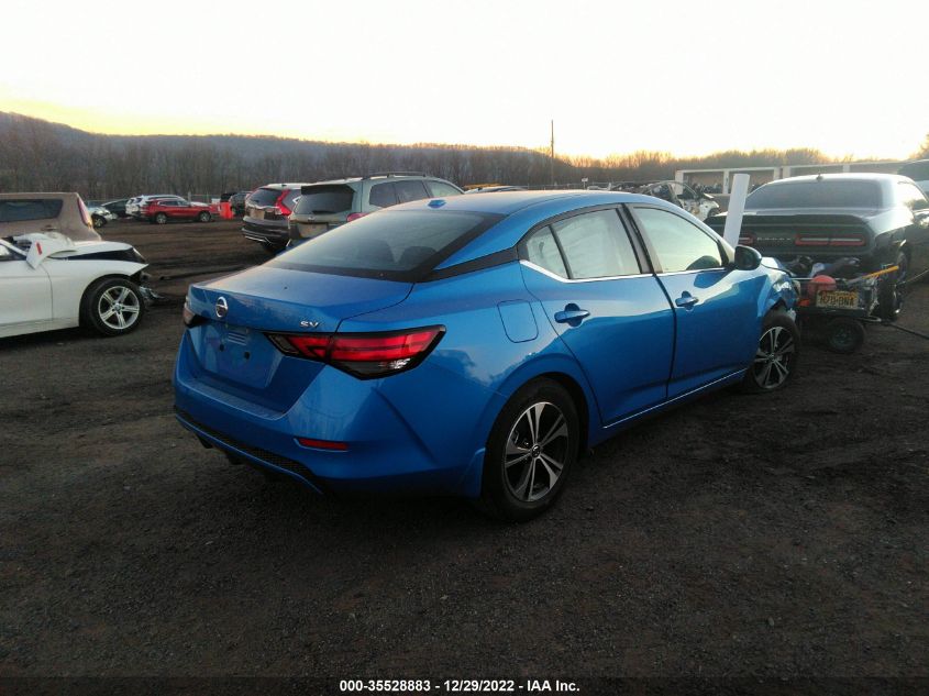 2022 NISSAN SENTRA SV VIN: 3N1AB8CV5NY275299