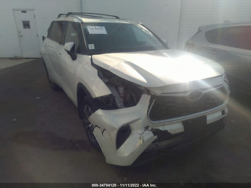 2020 TOYOTA HIGHLANDER XLE VIN: 5TDGZRBH5LS502709