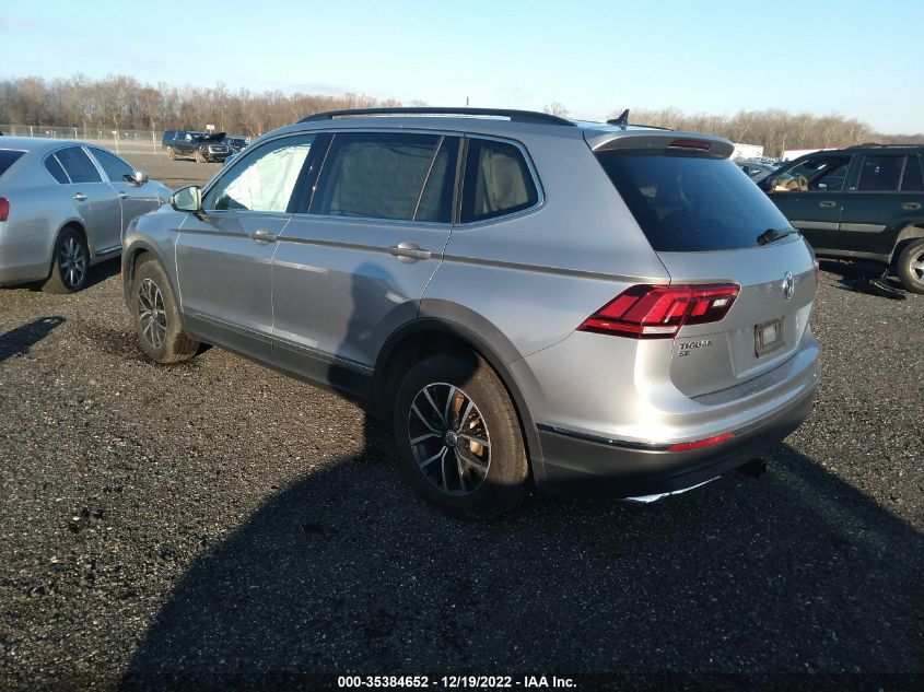 2021 VOLKSWAGEN TIGUAN SE/SE R-LINE BLACK/SEL VIN: 3VV3B7AX3MM146585