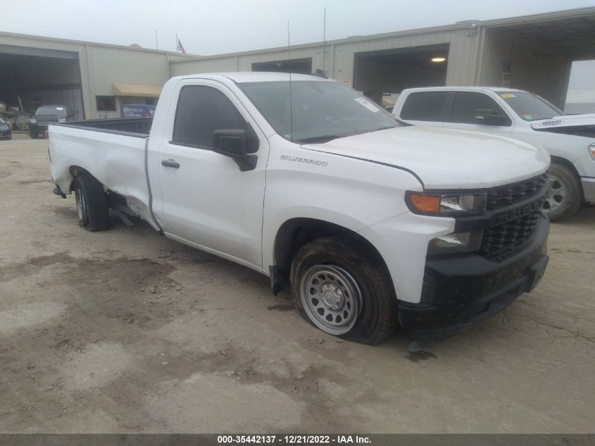 2021 CHEVROLET SILVERADO 1500 WORK TRUCK VIN: 3GCNWAEH6MG318716