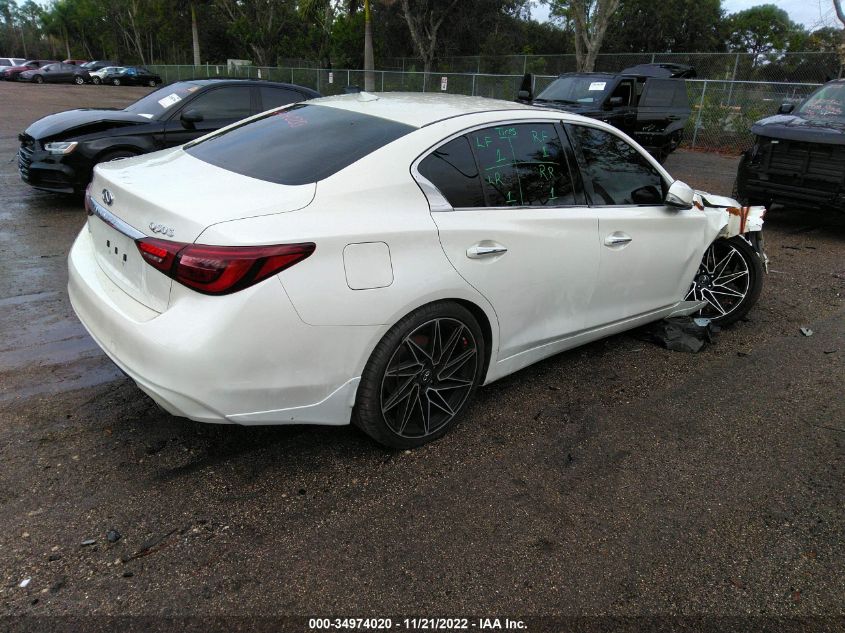 2020 INFINITI Q50 3.0T LUXE VIN: JN1EV7AR8LM250082