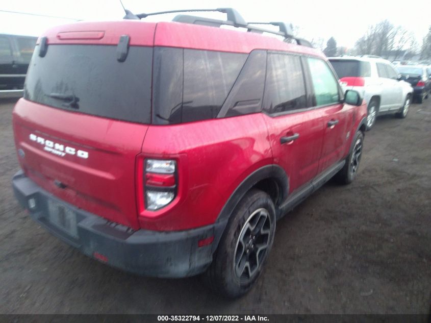 2021 FORD BRONCO SPORT BIG BEND VIN: 3FMCR9B69MRB34872