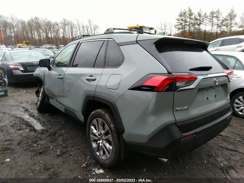 2022 TOYOTA RAV4 XLE PREMIUM VIN: 2T3A1RFVXNW324505