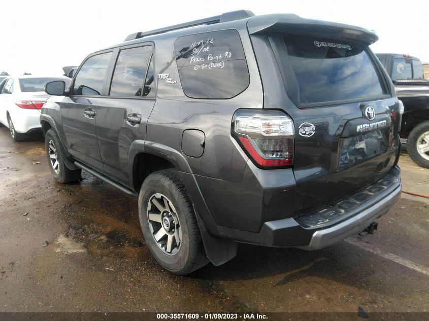 2021 TOYOTA 4RUNNER TRD OFF ROAD PREMIUM VIN: JTERU5JR8M5919898