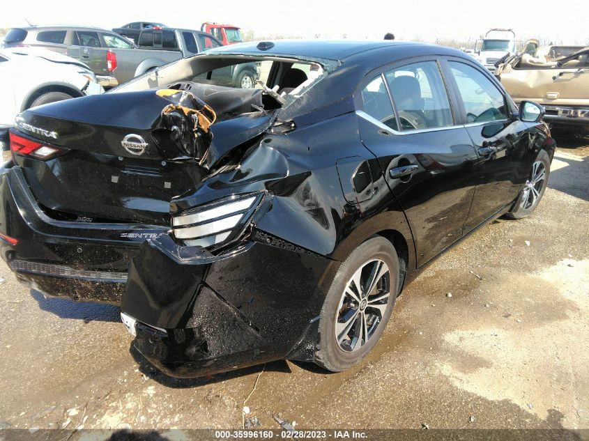 2022 NISSAN SENTRA SV VIN: 3N1AB8CV3NY249719