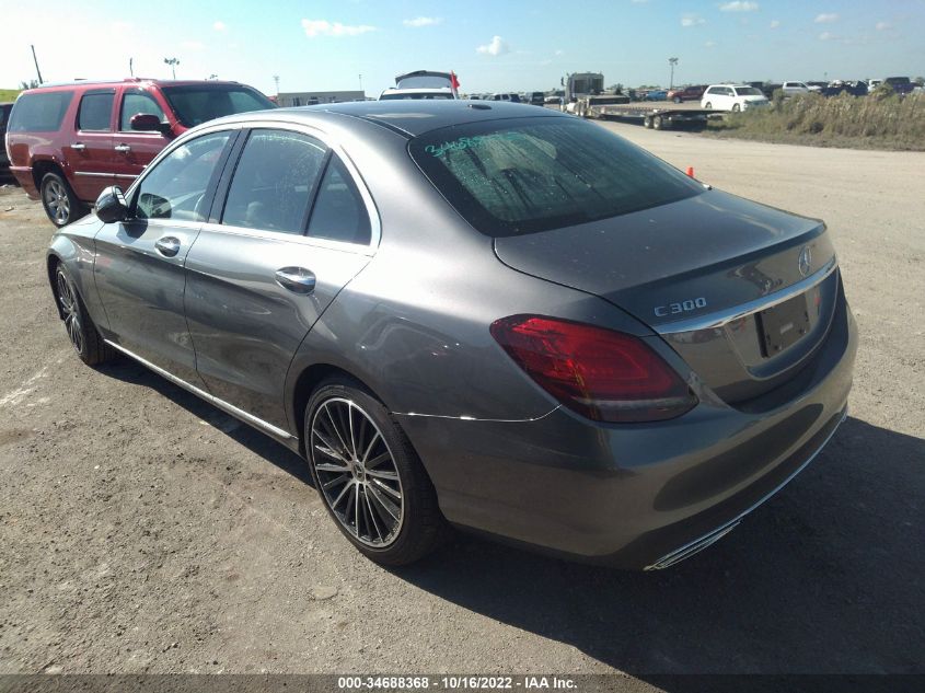 2021 MERCEDES-BENZ C-CLASS C 300 VIN: W1KWF8DB3MR617516