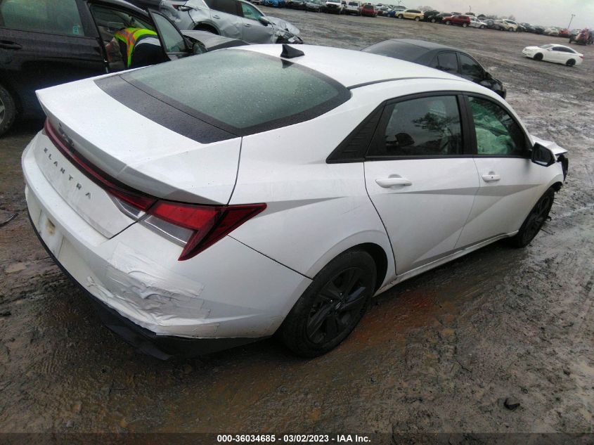 2022 HYUNDAI ELANTRA SEL VIN: 5NPLS4AG4NH053725
