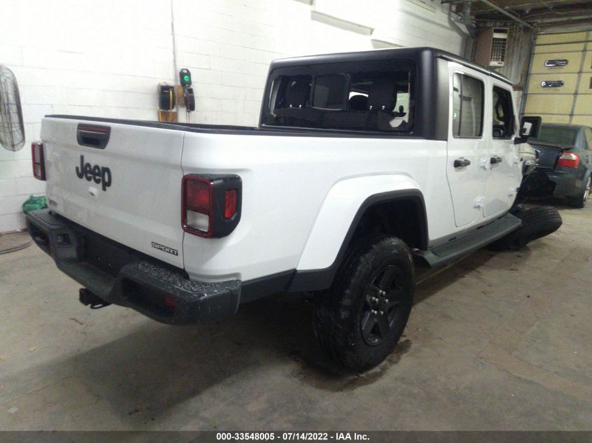 2021 JEEP GLADIATOR SPORT S VIN: 1C6HJTAGXML580947