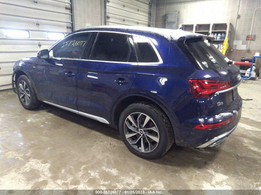 2022 AUDI Q5 S LINE PREMIUM PLUS VIN: WA1EAAFY6N2032186