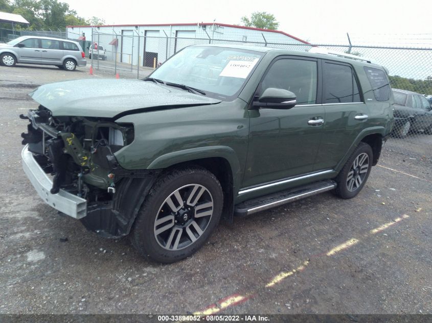 2022 TOYOTA 4RUNNER LIMITED VIN: JTEKU5JR1N5977726