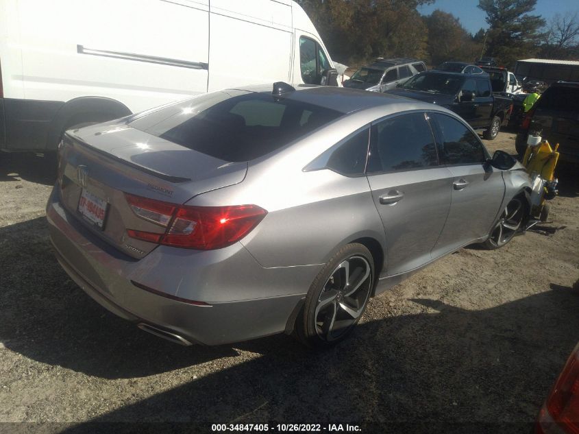 2022 HONDA ACCORD SEDAN SPORT VIN: 1HGCV1F33NA060024
